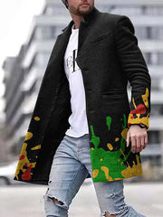 2022 New Arrival Men's Plaid Wool Coat