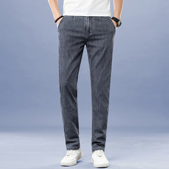 Men's Straight Loose Business Casual Stretch Jeans