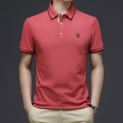 Men's New Loose Plus Size Polo Shirt