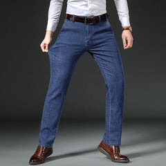 Men's Stretch Business Straight Jeans