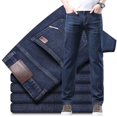 Men's Trendy All-match Loose Stretch Jeans