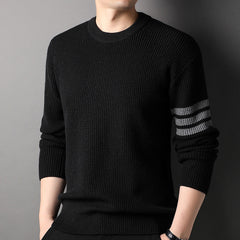 New Men's Round Neck Pullover Sweater