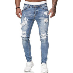 Men's Ripped Slim Jeans