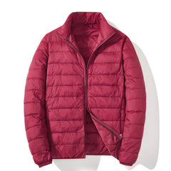 Men's White Duck Down Casual Warm Down Jacket