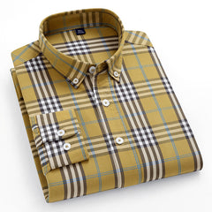 2023 Cotton Plaid Casual Shirt