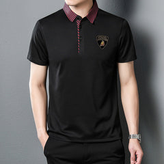 Casual Men's Solid Color POLO Shirt