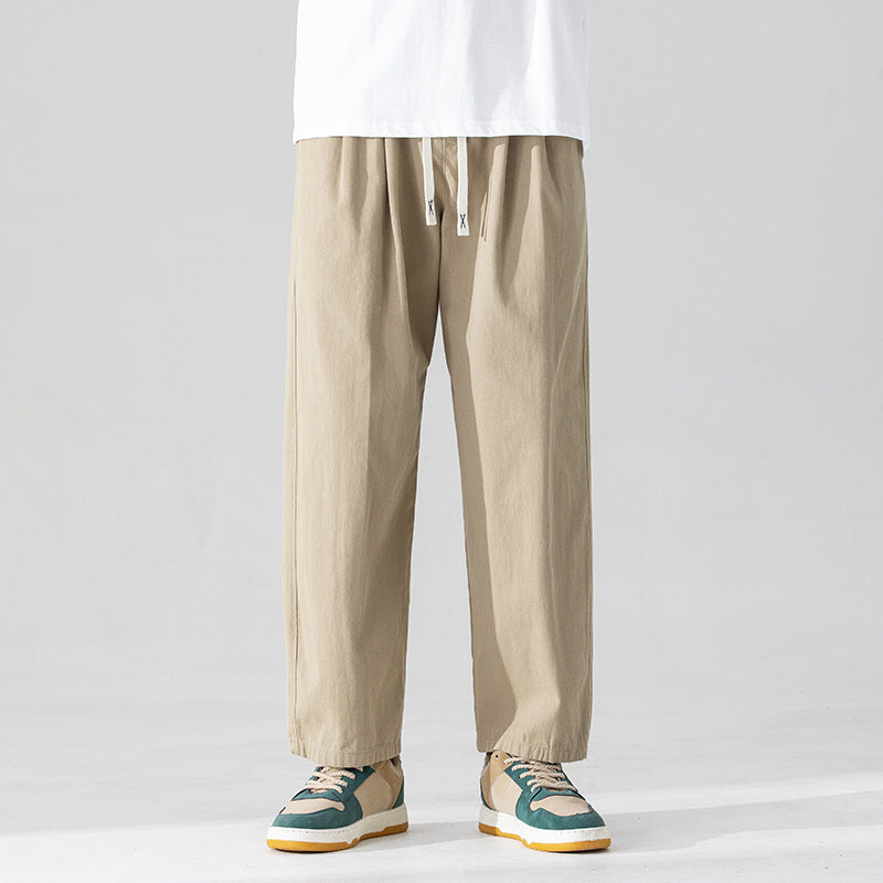 2024 Men's New Loose Straight Casual Trousers
