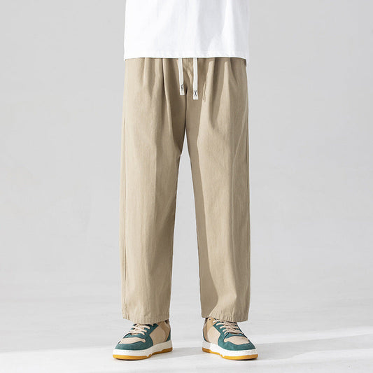 2024 Men's New Loose Straight Casual Trousers