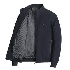 Men's Business Simple Stand Collar Jacket