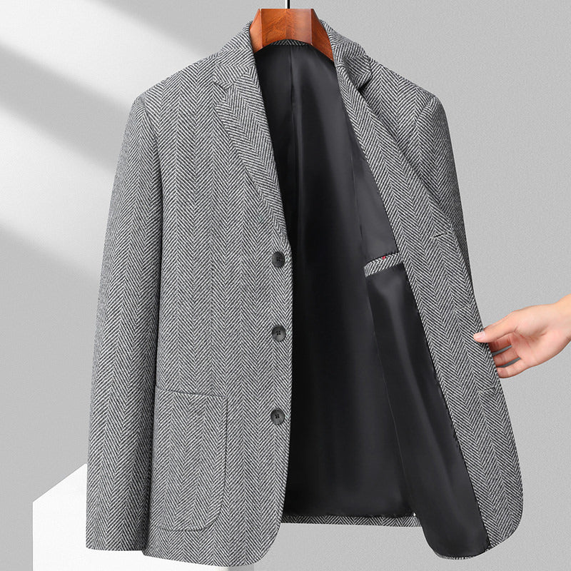 New Wool Slim Fit Business Casual Blazer