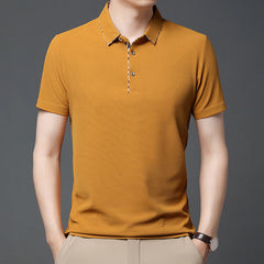 Men's Lapel Fashion Short Sleeve Polo Shirt