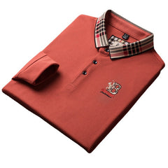 Men's Cotton Business Embroidered Polo Shirt