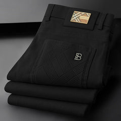 Men's High-end Stretch Casual Jeans
