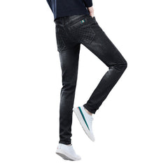 Trendy fashion stretch jeans