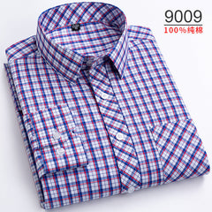 Oversized Cotton Fashionable Plaid Shirt
