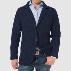 Men's Stylish Casual Stand Collar Knitted Jacket