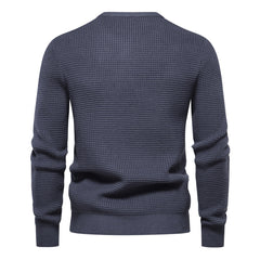 2023 New Men's Waffle Sweater