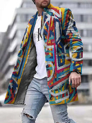 2022 New Arrival Men's Plaid Wool Coat