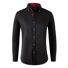 New Business Casual Crystal Button Shirt