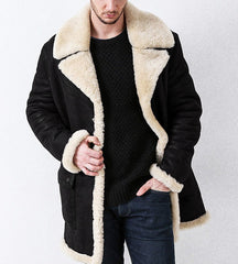 2024 Men's Suede Coat Jacket
