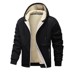 Men's New Casual Lambskin Thickened Jacket