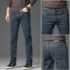 Straight fit loose slim casual trendy jeans