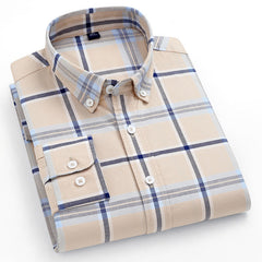 2023 Cotton Plaid Casual Shirt