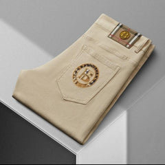 Men's Fashionable Cotton Embroidered All-match Jeans