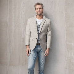 2024 Men's Solid Color Casual Commuter Blazer