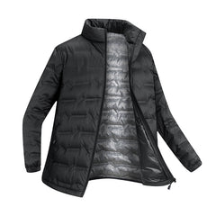 Men's Winter White Duck Down Cold-proof Warm Stand Collar Casual Down Jacket