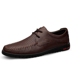Men's Breathable Genuine Leather Business Casual Leather Shoes