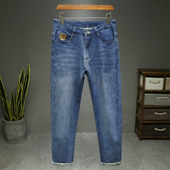 Men's New Elastic Trendy Slim Jeans