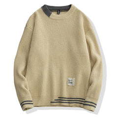 2022 Winter New Thickened Loose Round Neck Sweater
