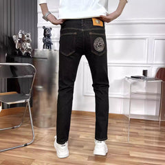 Men's High-end Casual Stretch Straight Jeans