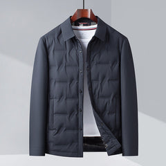 Men's Business Casual Lapel Down Jacket