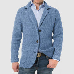 Men's Stylish Casual Stand Collar Knitted Jacket