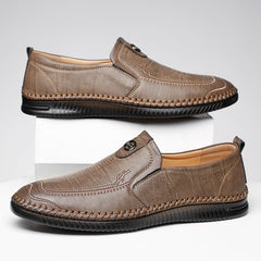 Men's casual soft sole business leather shoes