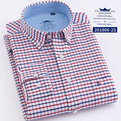 Business casual check shirt