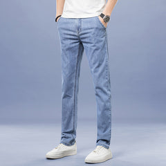 Men's Straight Loose Business Casual Stretch Jeans