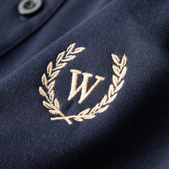 Men's High-end Quality Long-sleeved Embroidered Lapel Casual Polo Shirt