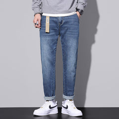 Men's Stretch Casual Straight Jeans