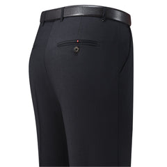 Men's Silk Straight Business Suit Trousers