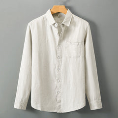 Men's Cotton and Linen Casual Shirts