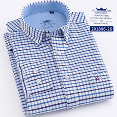 Business casual check shirt