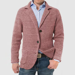 Men's Stylish Casual Stand Collar Knitted Jacket