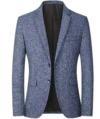 2024 Men's Solid Color Casual Commuter Blazer