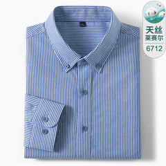 Men's High-end Business Casual Cotton Plaid Shirt