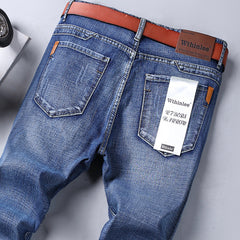 Men's Straight Leg Loose Stretch Business Casual Jeans