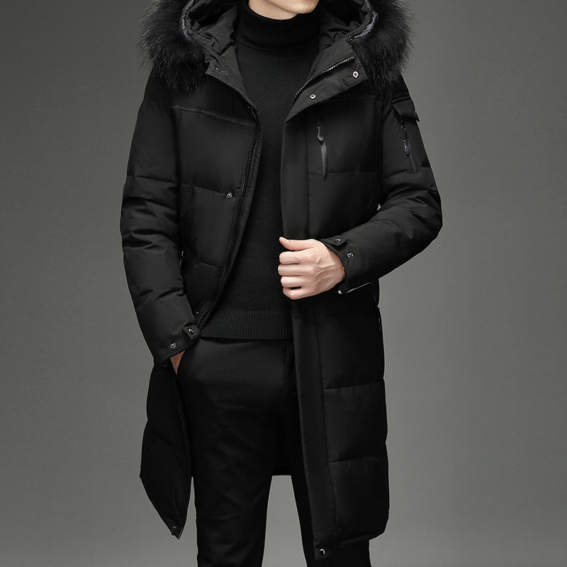 Men's New Fashion Long Down Jacket