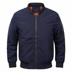 Men's Large Size Winter Warm Bomber Jacket
